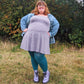 120 Denier Tights - Blueberry Muffin - Snag