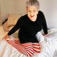120 Denier Tights - Candy Canes - Snag