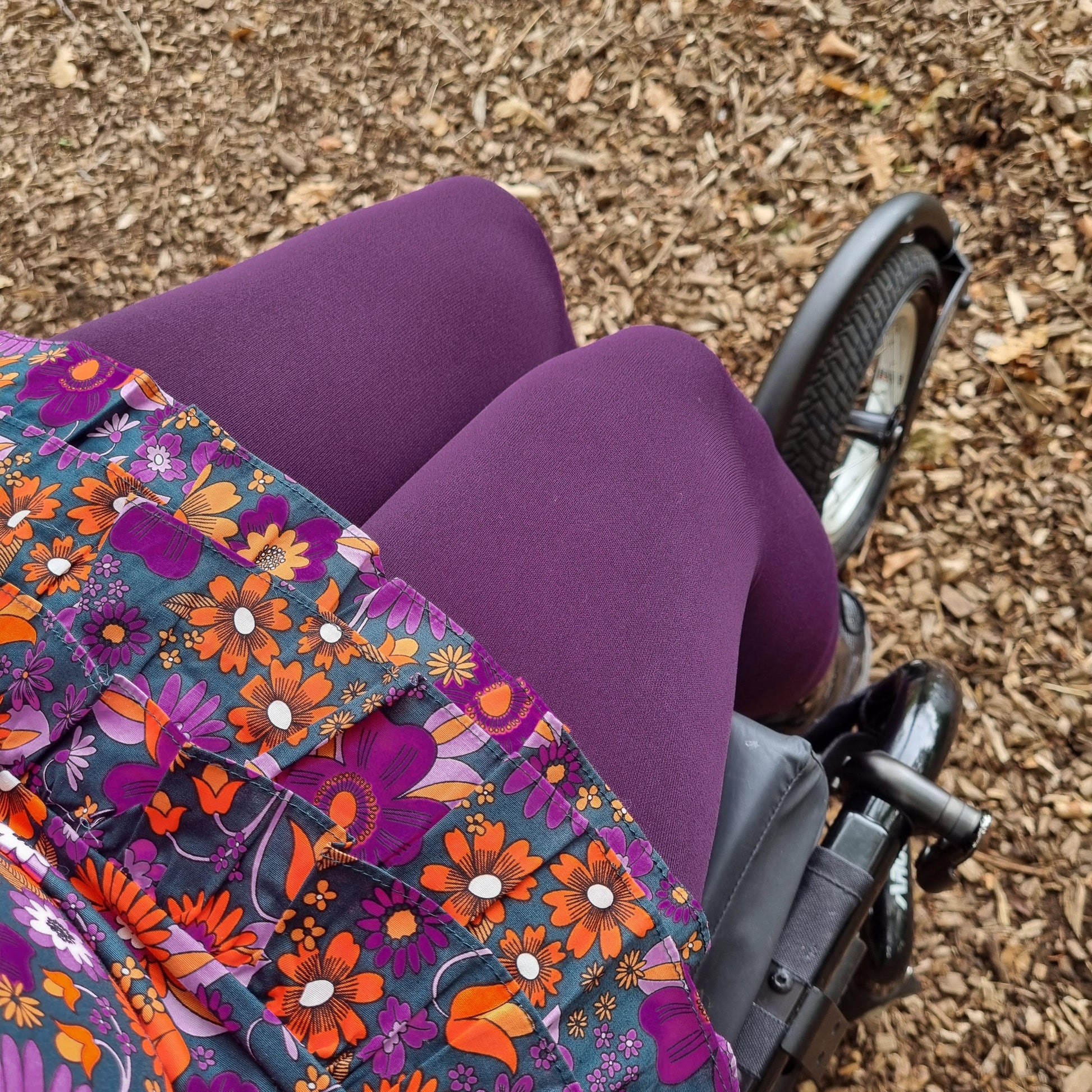120 Denier Tights - Plum - Snag