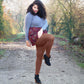 LE Tights - 120 Denier Tights - Root Beer