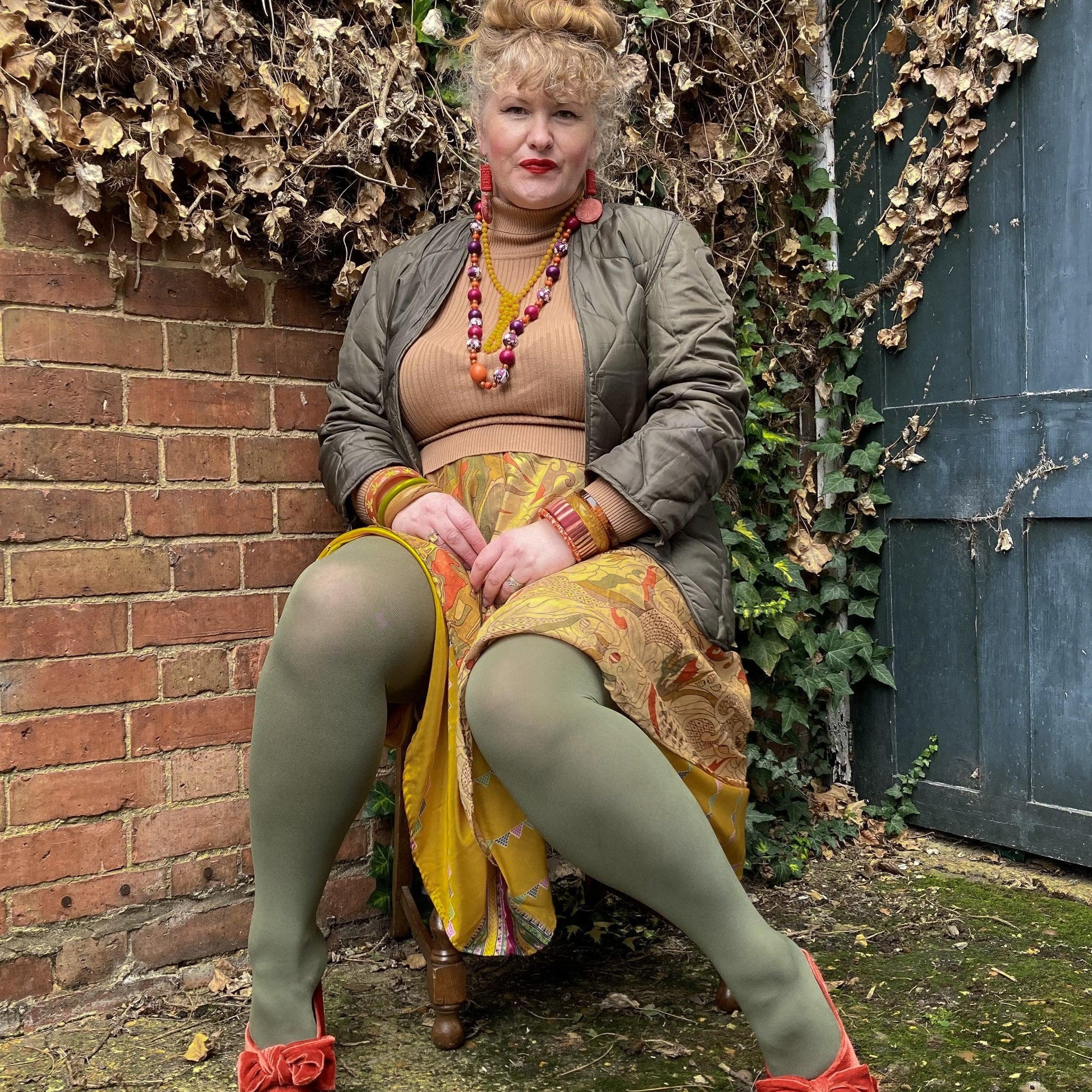 120 Denier Tights - Thicket - Snag