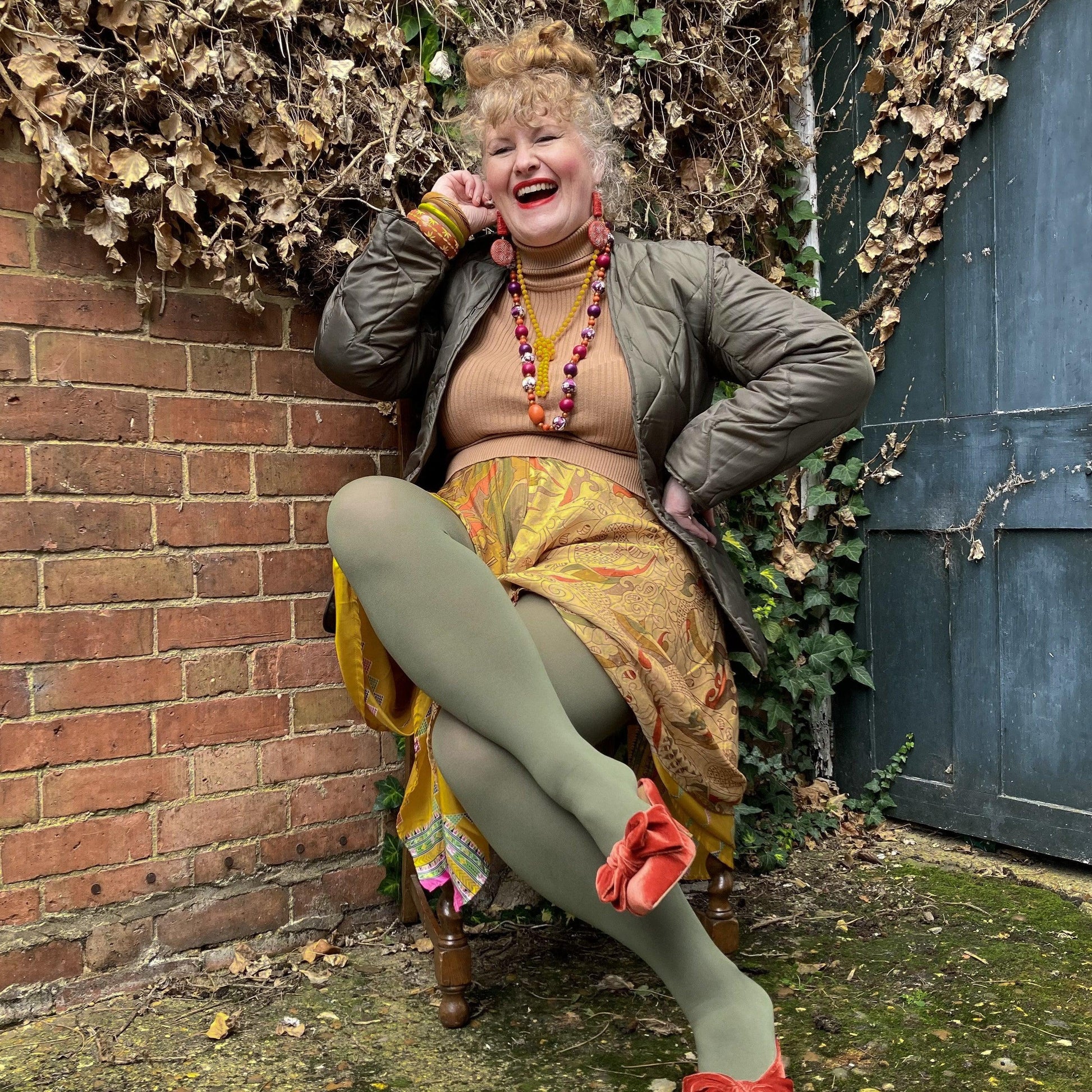 120 Denier Tights - Thicket - Snag