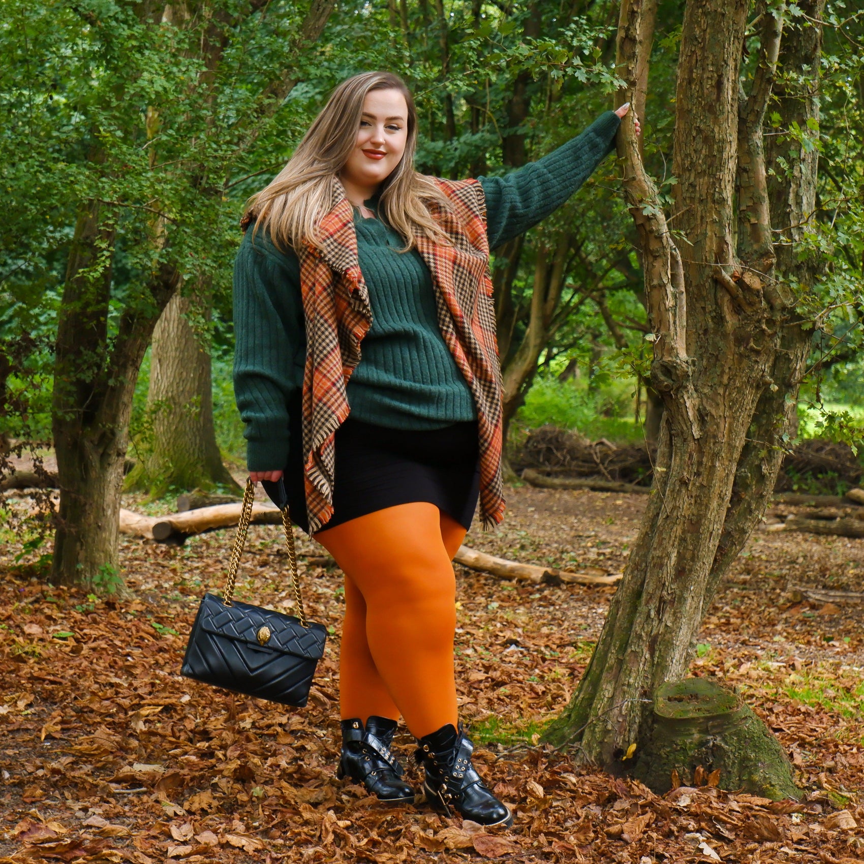 120 Denier Tights - Toffee Apple - Snag