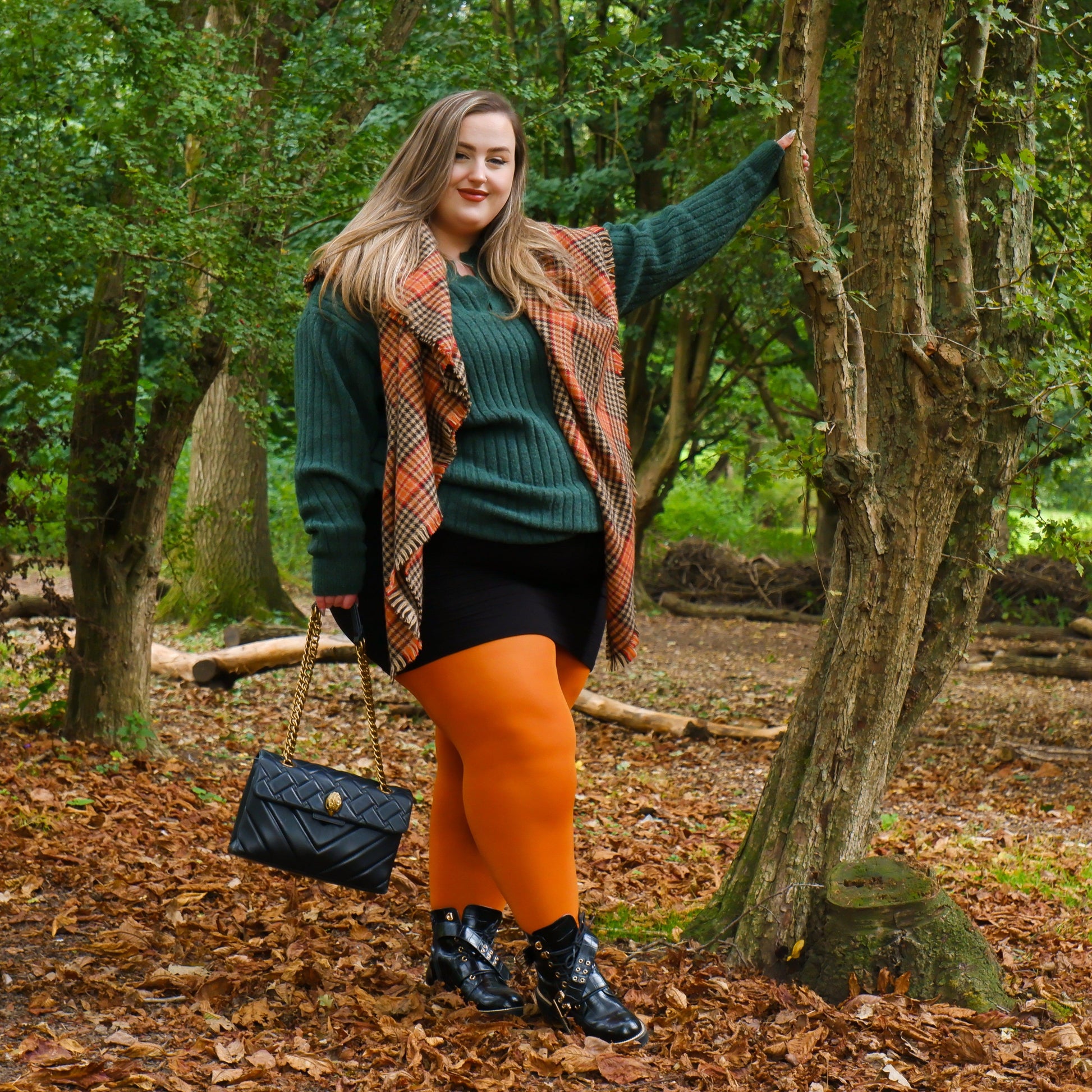 120 Denier Tights - Toffee Apple - Snag