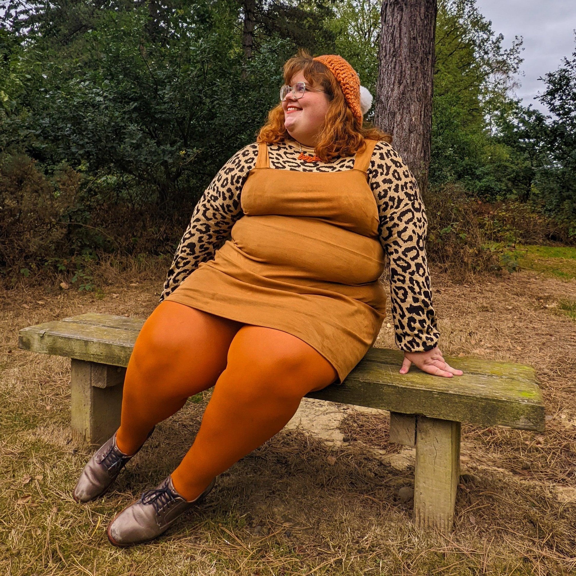120 Denier Tights - Toffee Apple - Snag