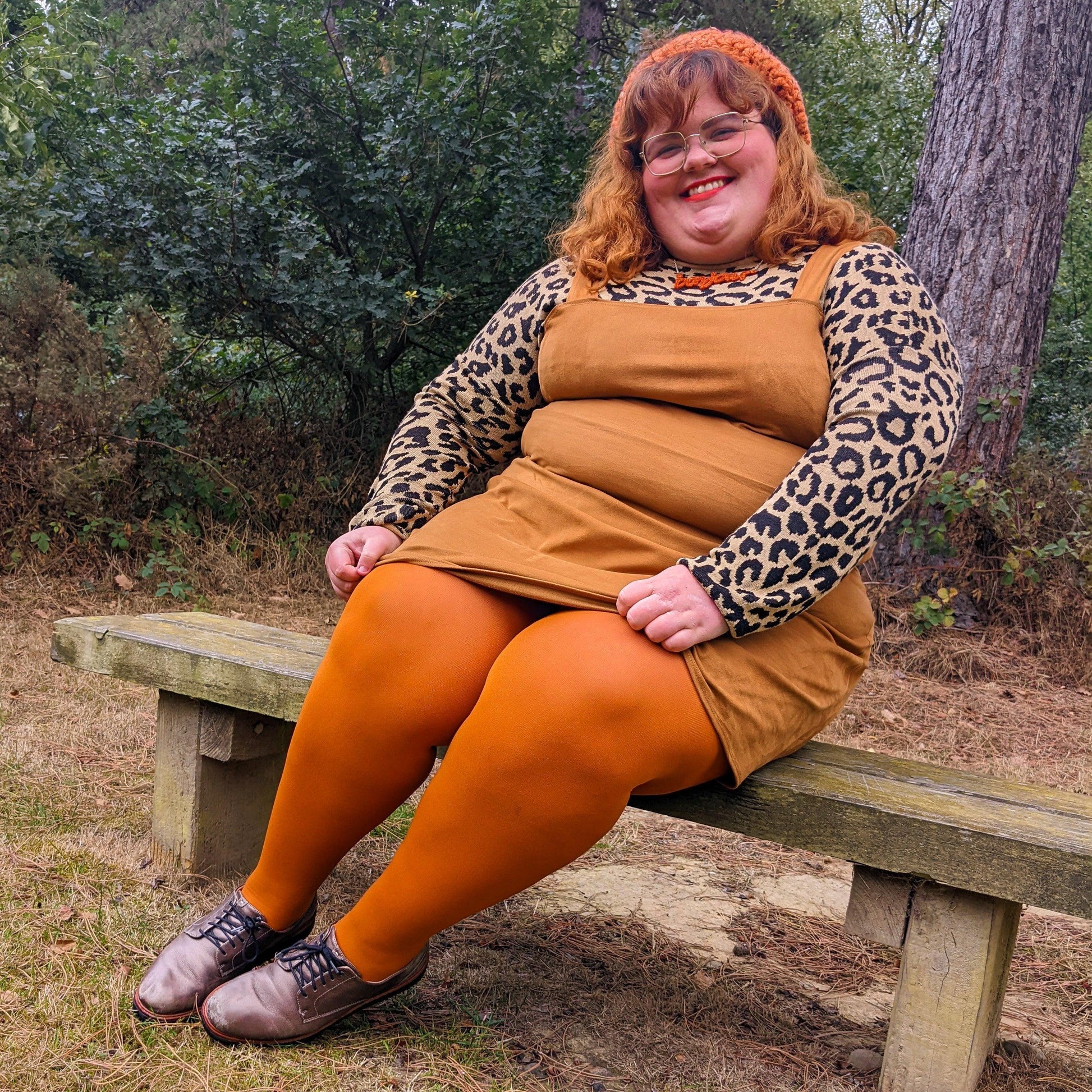 120 Denier Tights - Toffee Apple - Snag