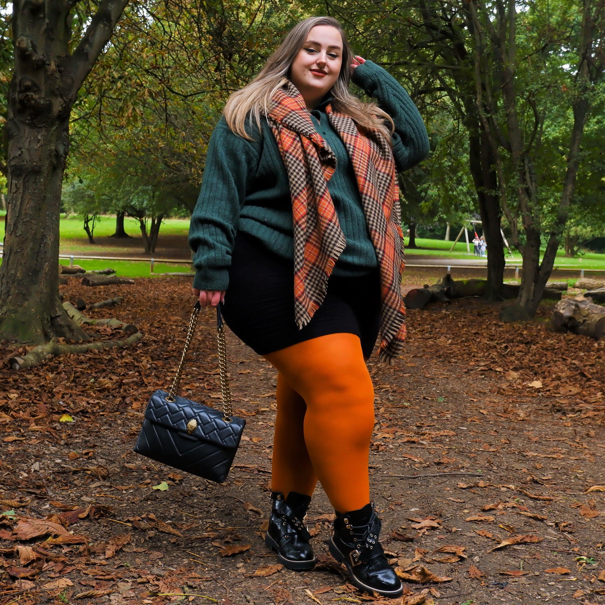 120 Denier Tights - Toffee Apple - Snag