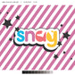 Hello Snaggler Postcard - Purple