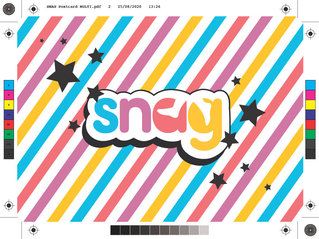 Hello Snaggler Postcard - Multi