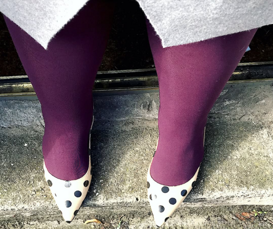 50 Denier Tights - Plum