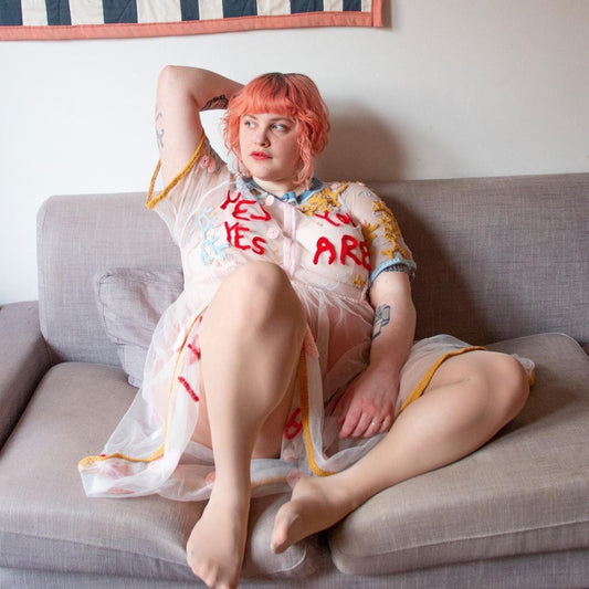 30 Denier Sheer Tights (V1) - Vanilla Marshmallow