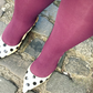 50 Denier Tights - Plum