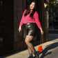 40 Denier Tights - Love Me - Black - Snag