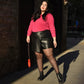 40 Denier Tights - Love Me - Black - Snag