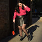 40 Denier Tights - Love Me - Black - Snag