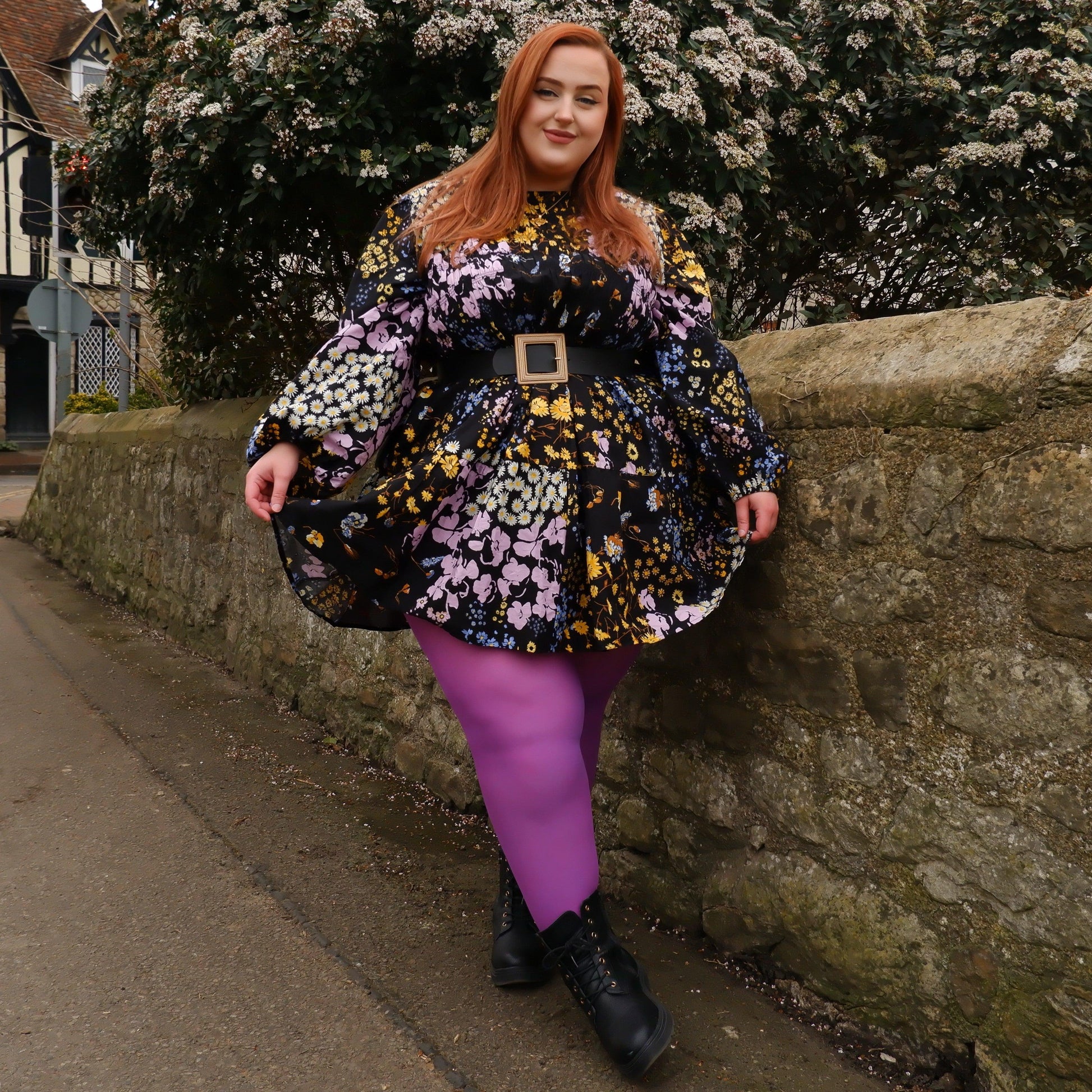 50 Denier Tights - Grape Escape - Snag
