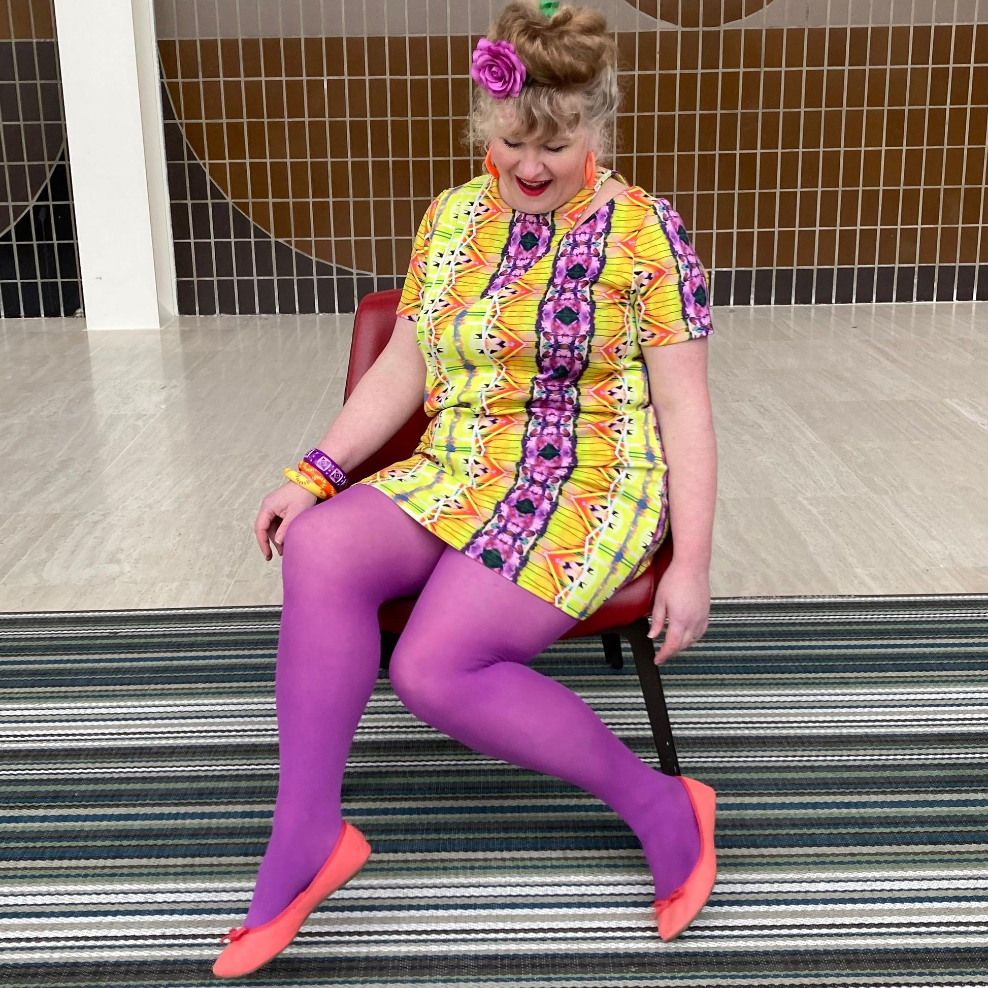 50 Denier Tights - Grape Escape - Snag