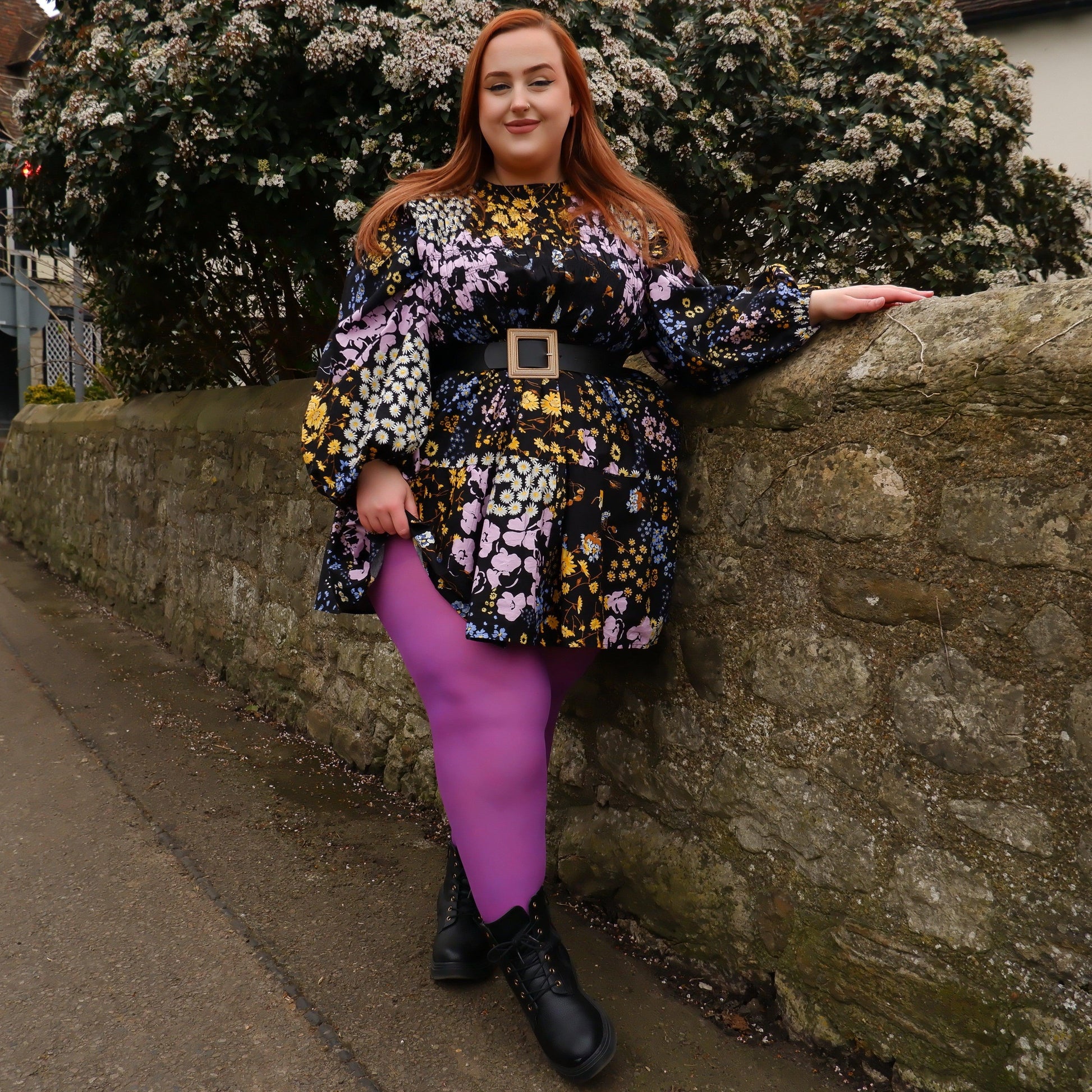 50 Denier Tights - Grape Escape - Snag