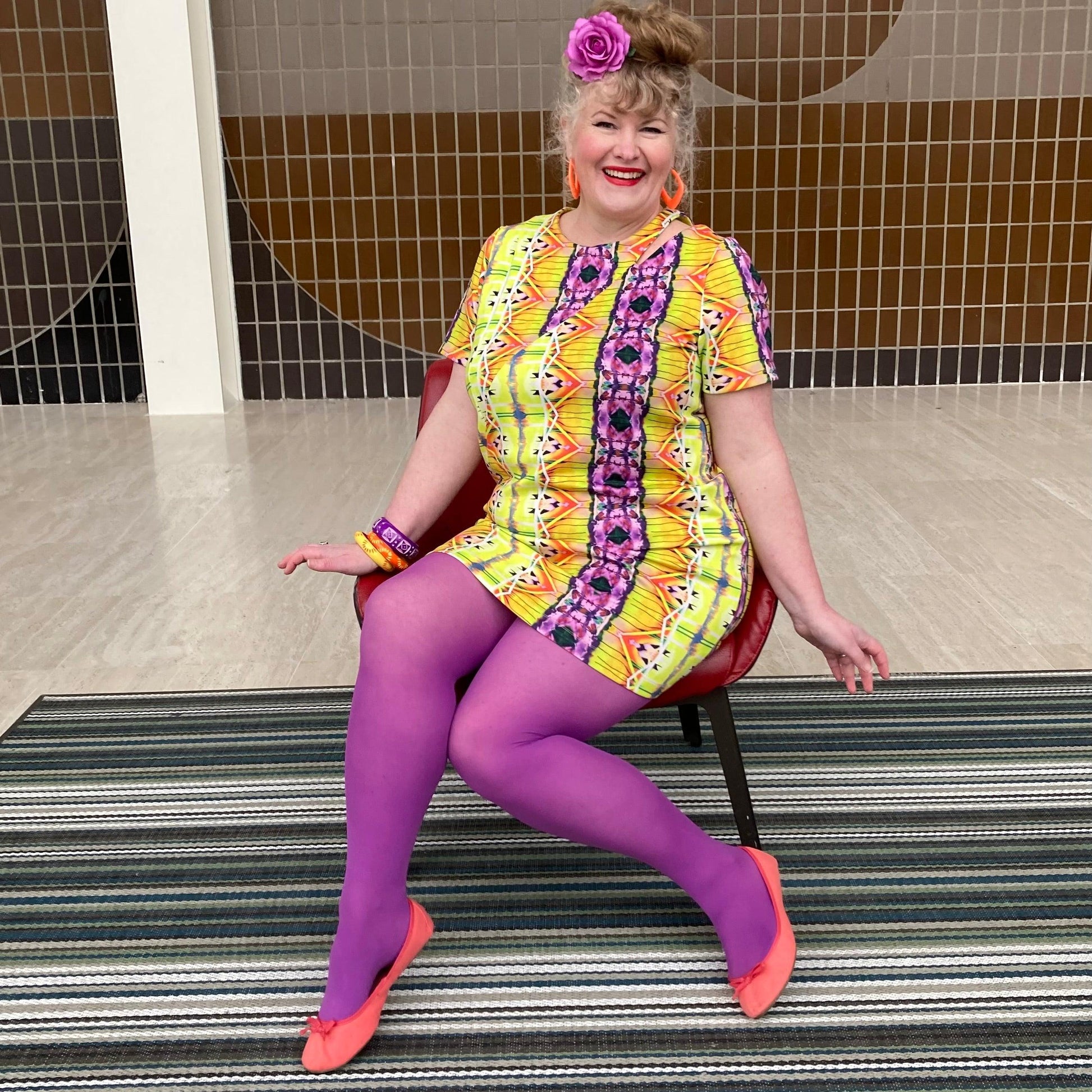 50 Denier Tights - Grape Escape - Snag