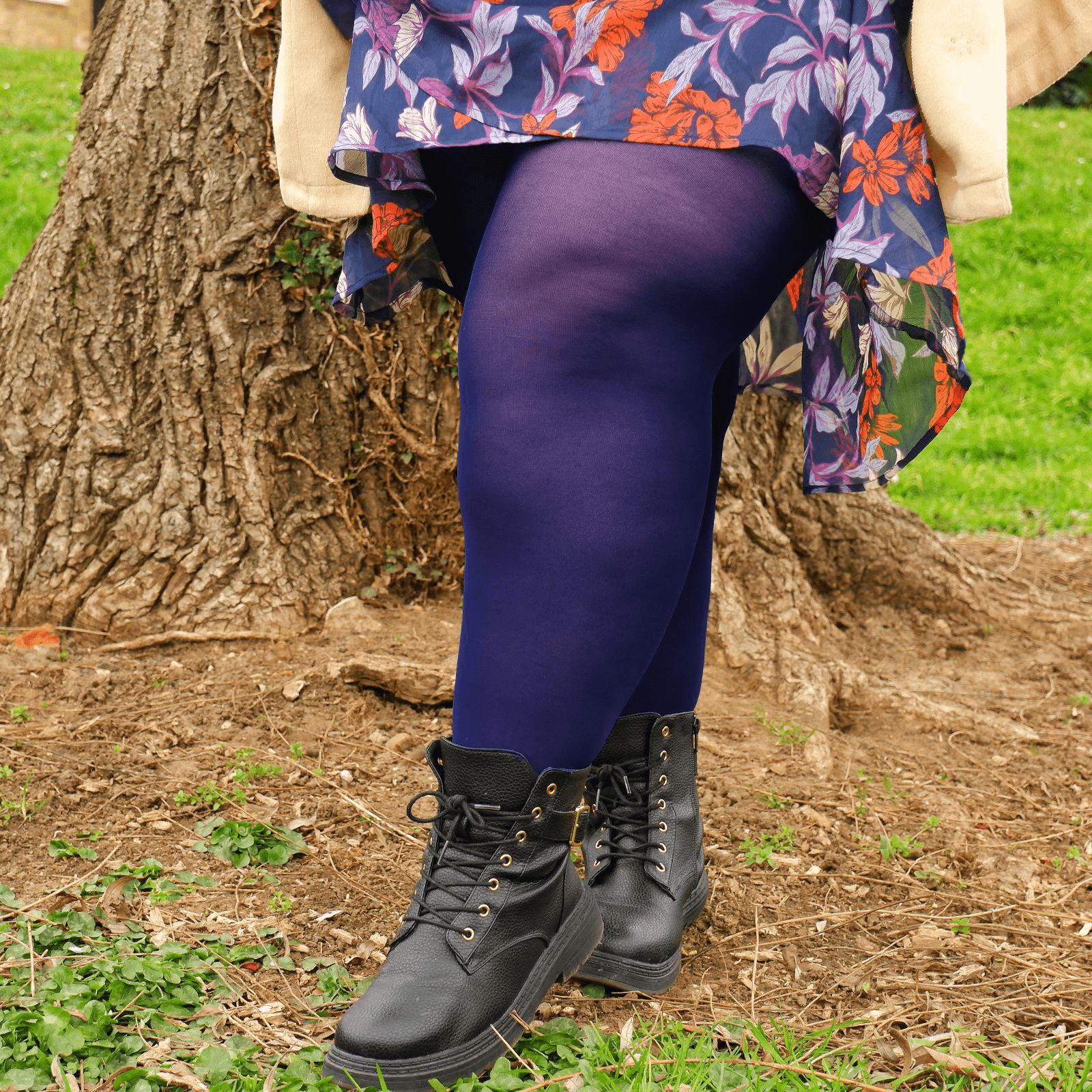 50 Denier Tights - Navy - Snag