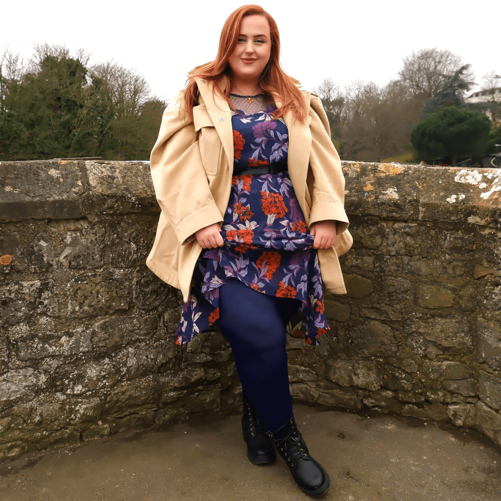 50 Denier Tights - Navy - Snag