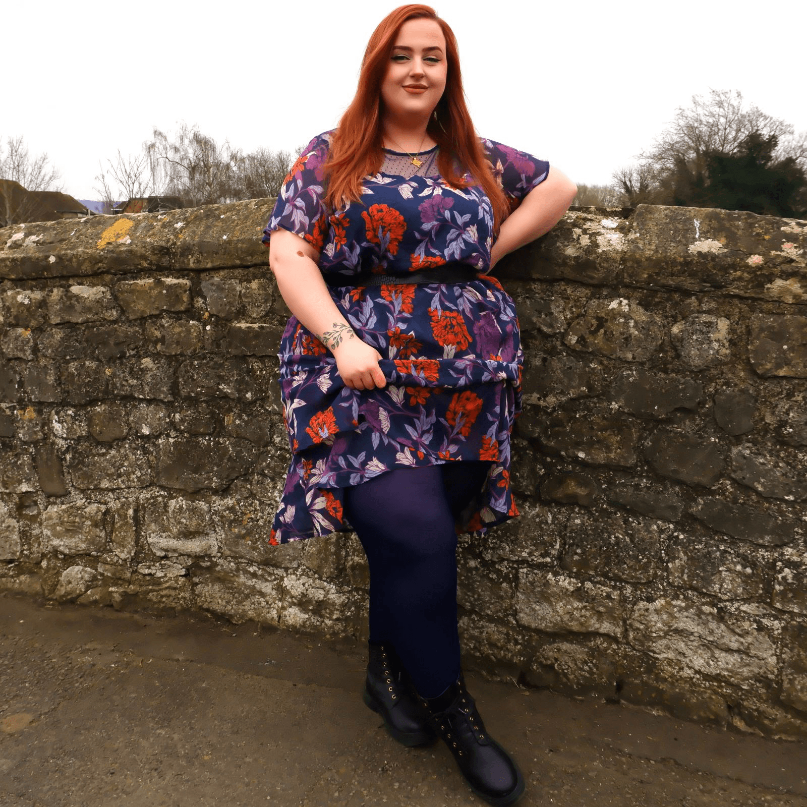 50 Denier Tights - Navy - Snag