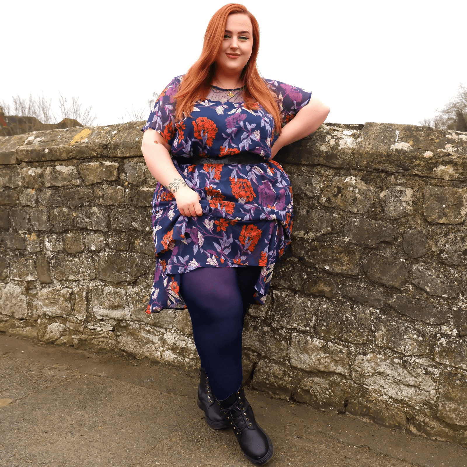 50 Denier Tights - Navy - Snag