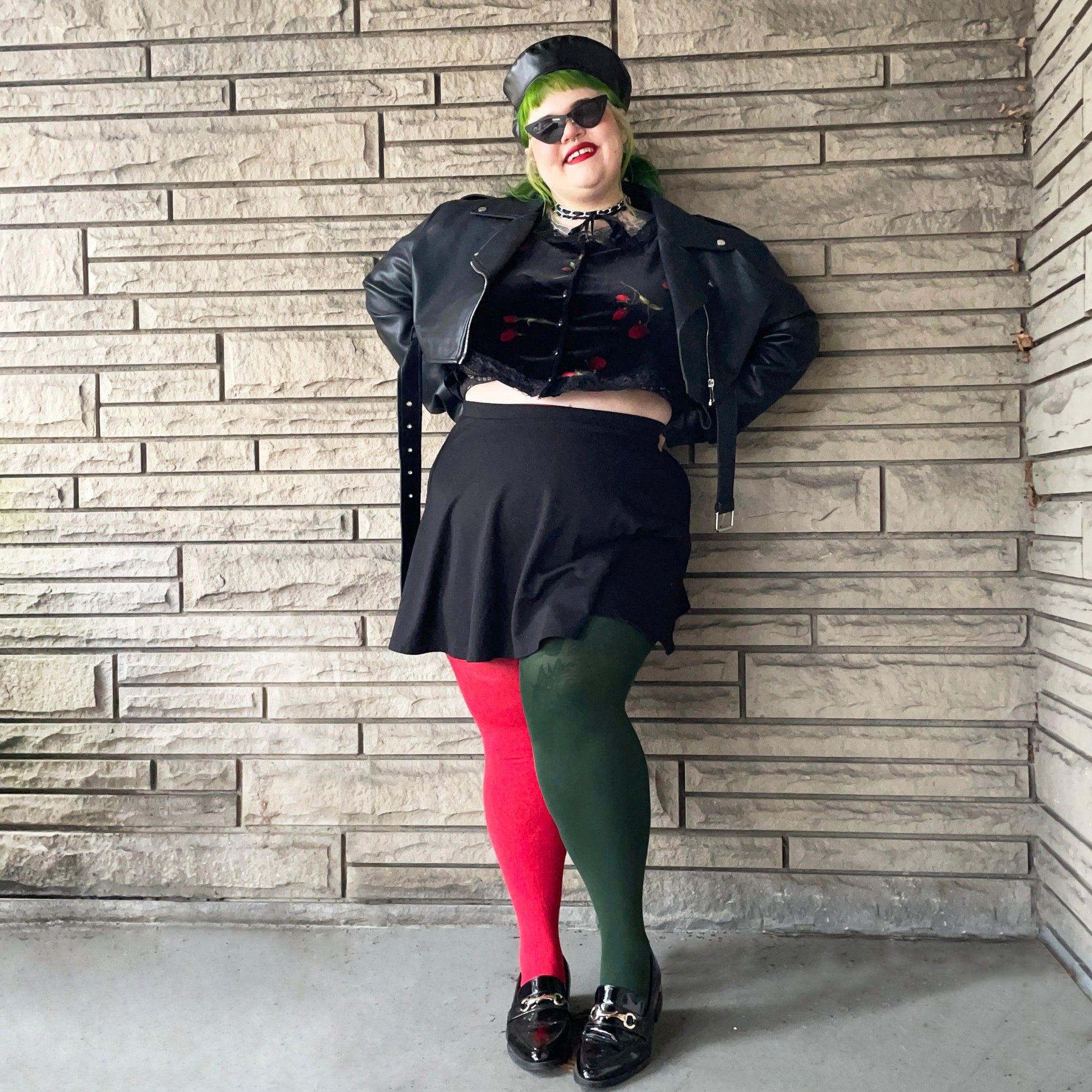 80 Denier Duo Tights - Bottled Delight - Snag