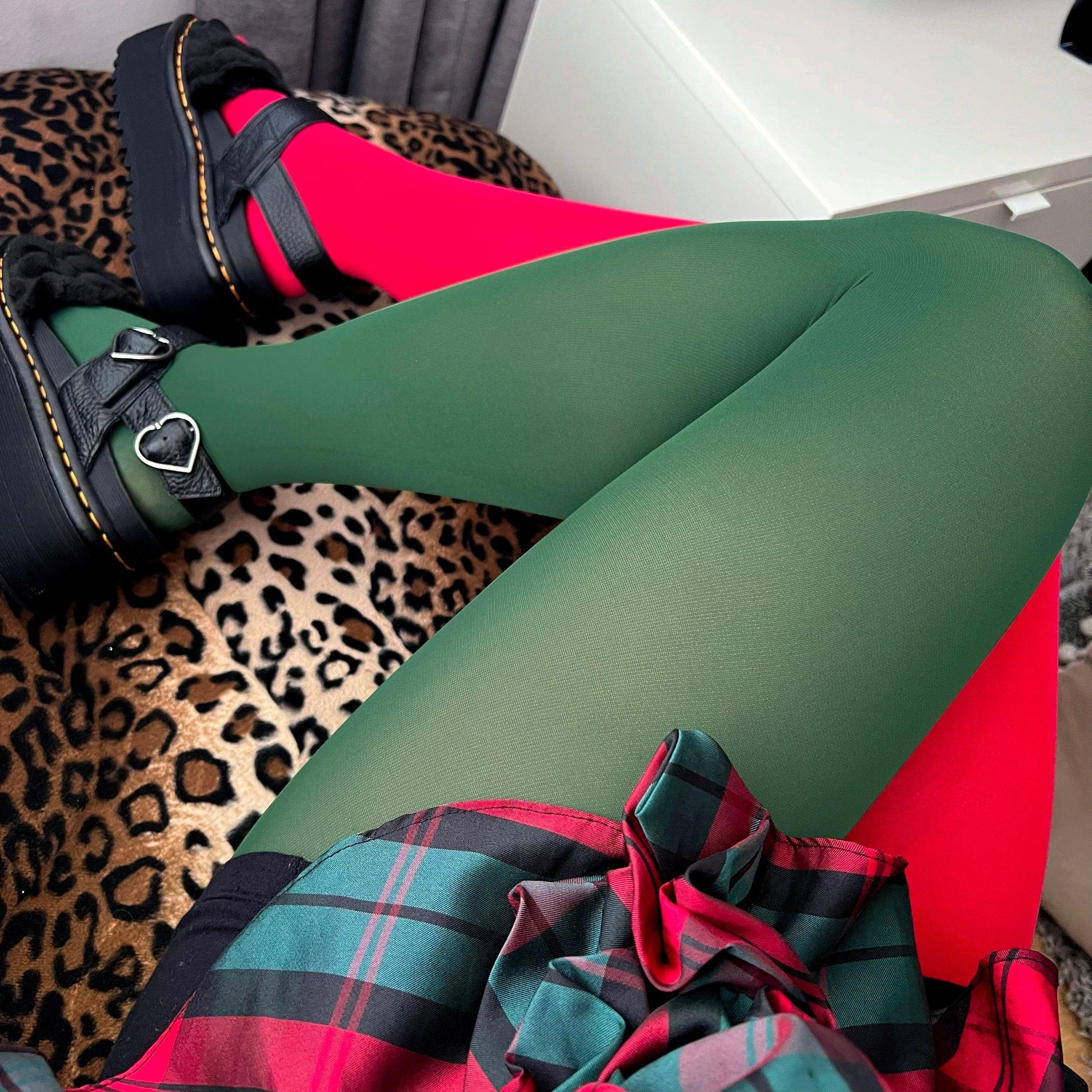 80 Denier Duo Tights - Bottled Delight - Snag