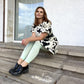 Tights - 80 Denier Footless Tights - Pistachio