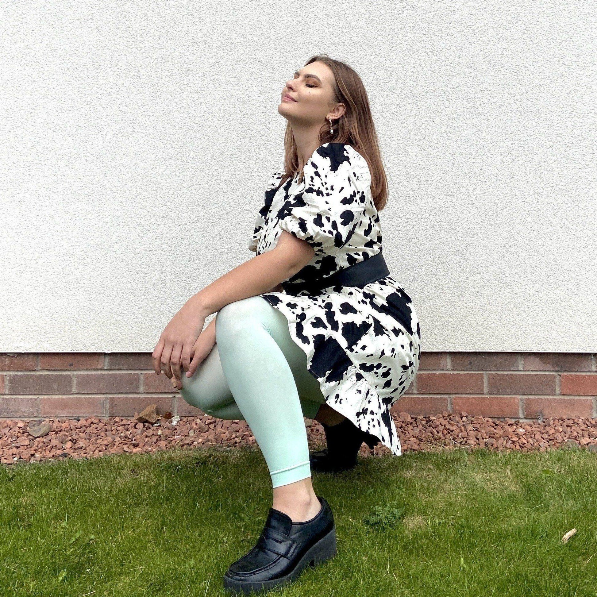 Tights - 80 Denier Footless Tights - Pistachio