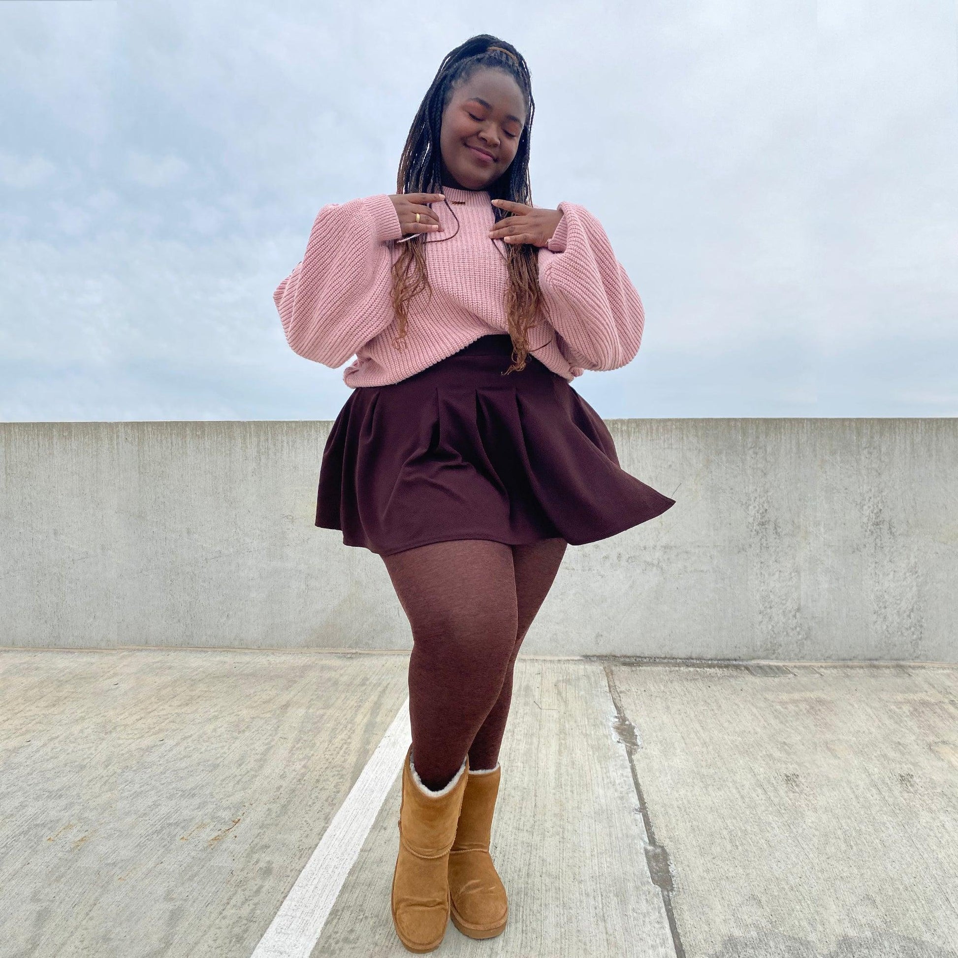 80 Denier Marl Tights - Indy - Snag