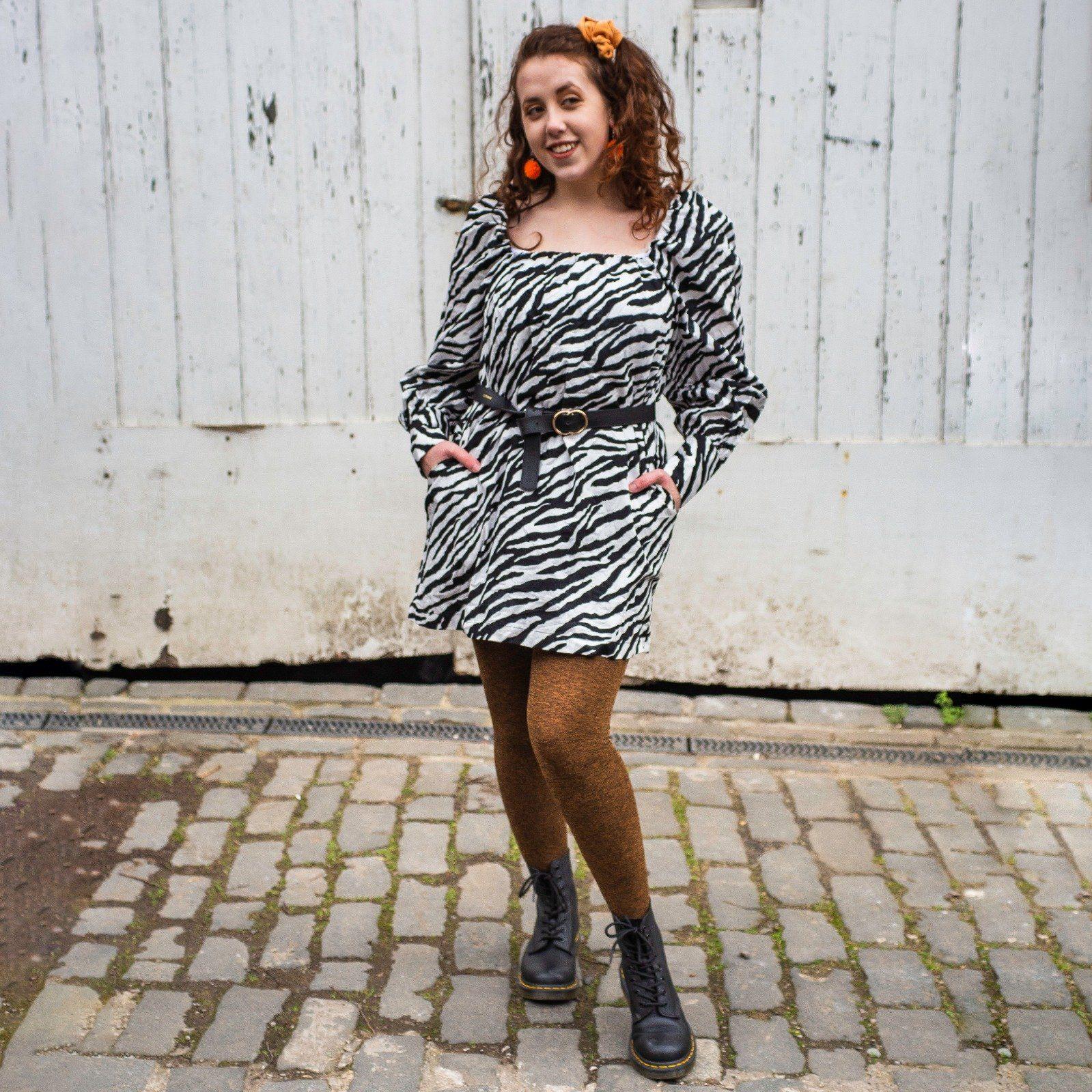80 Denier Marl Tights - Spice Melange - Snag