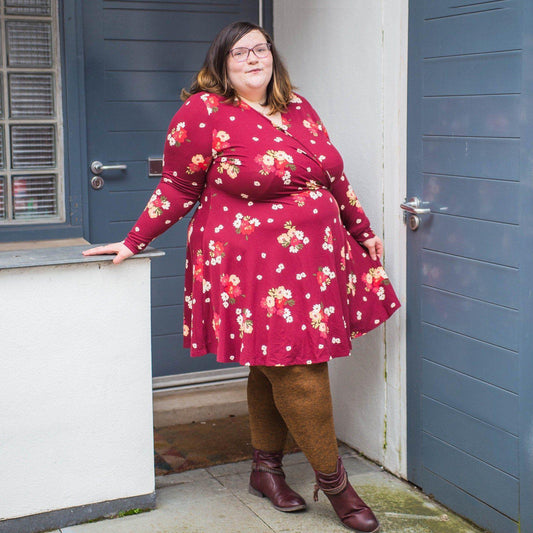 80 Denier Marl Tights - Spice Melange - Snag