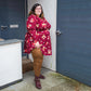 80 Denier Marl Tights - Spice Melange - Snag