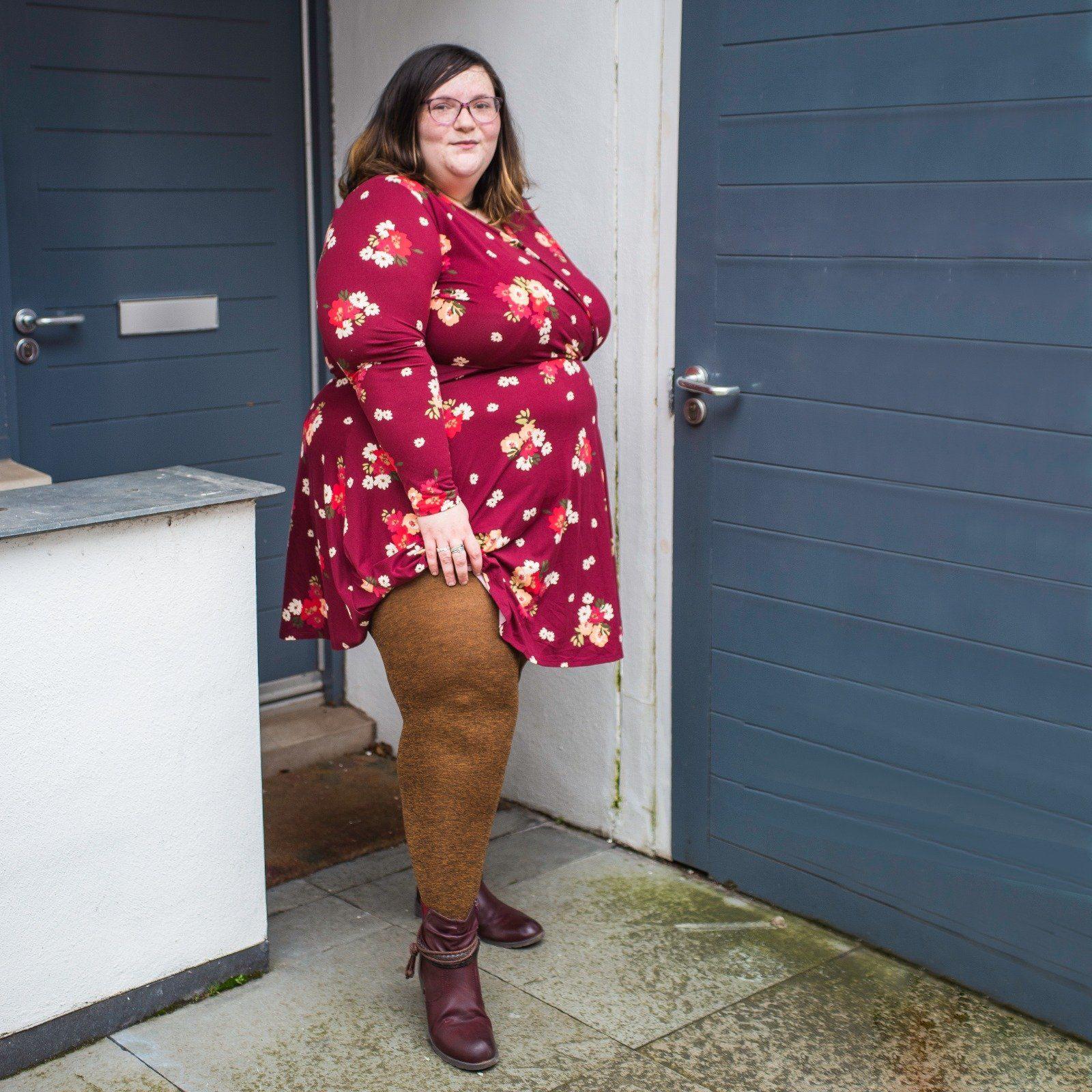 80 Denier Marl Tights - Spice Melange - Snag