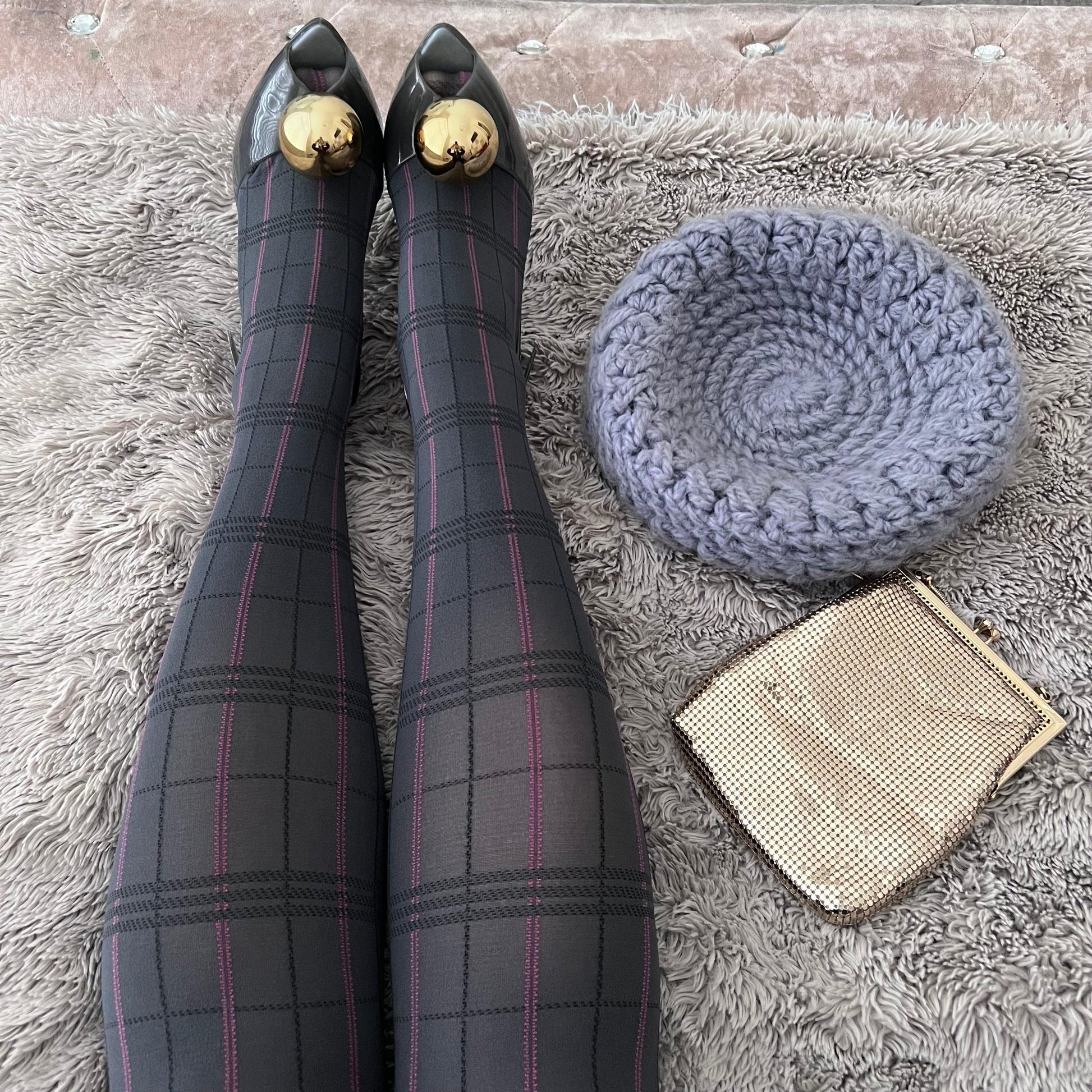 80 Denier Plaid Tights - Neeps - Snag