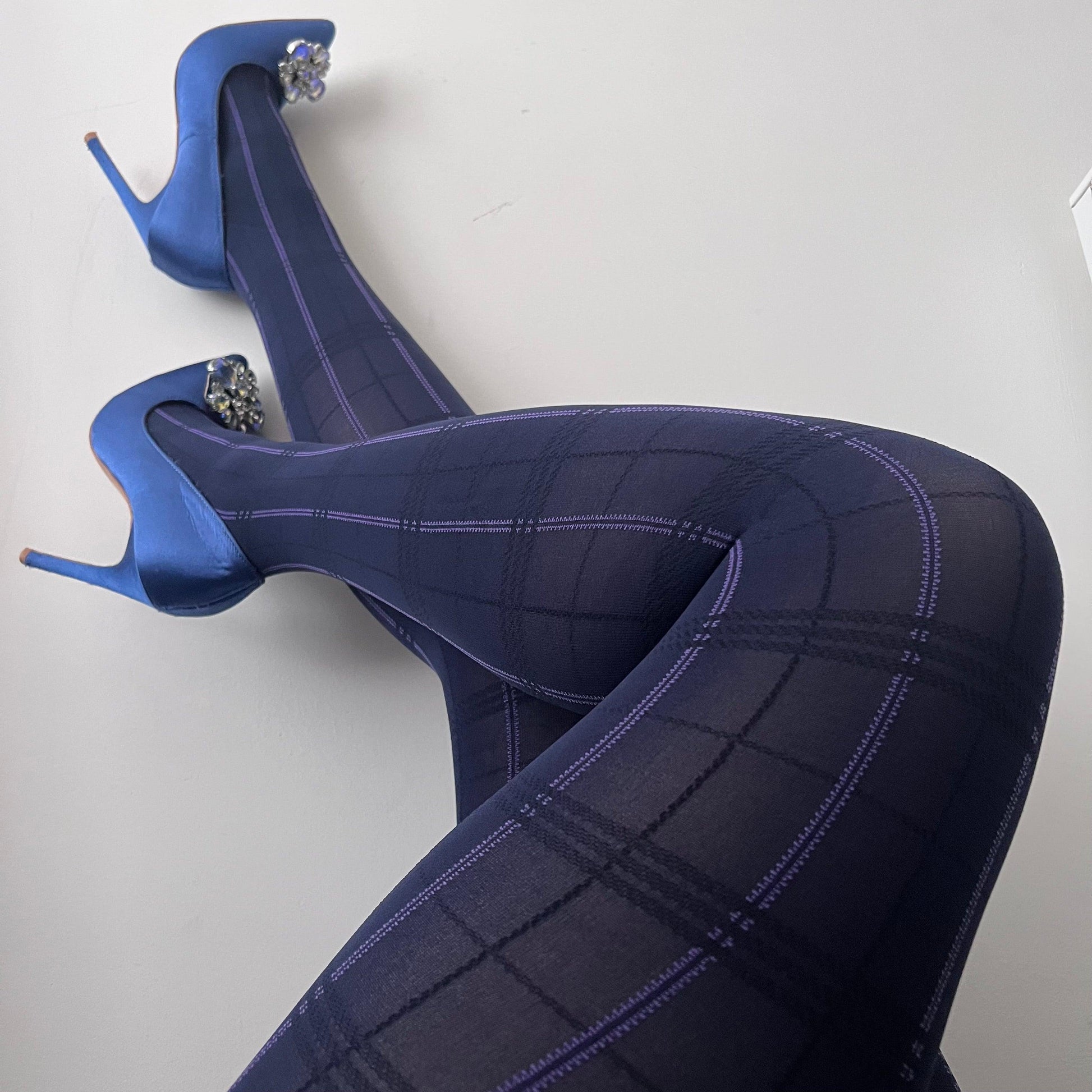 80 Denier Plaid Tights - Stovies - Snag