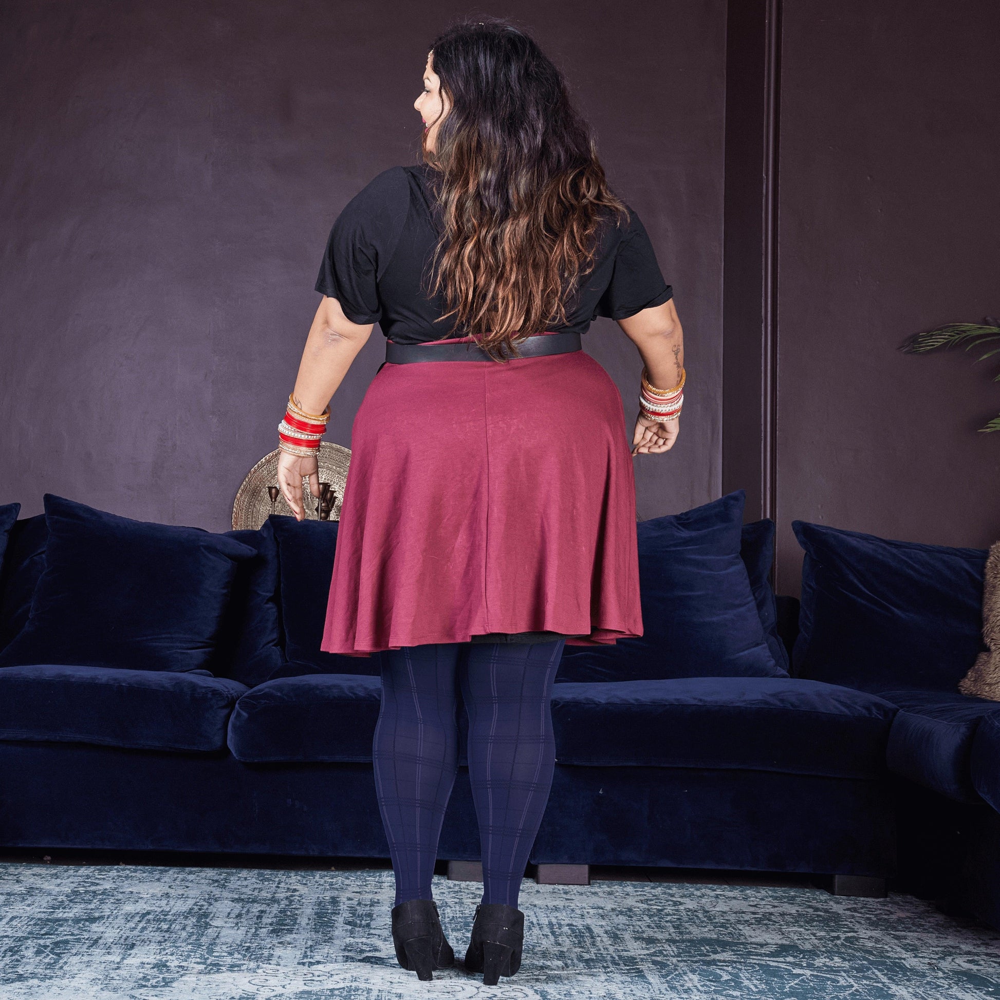 80 Denier Plaid Tights - Stovies - Snag