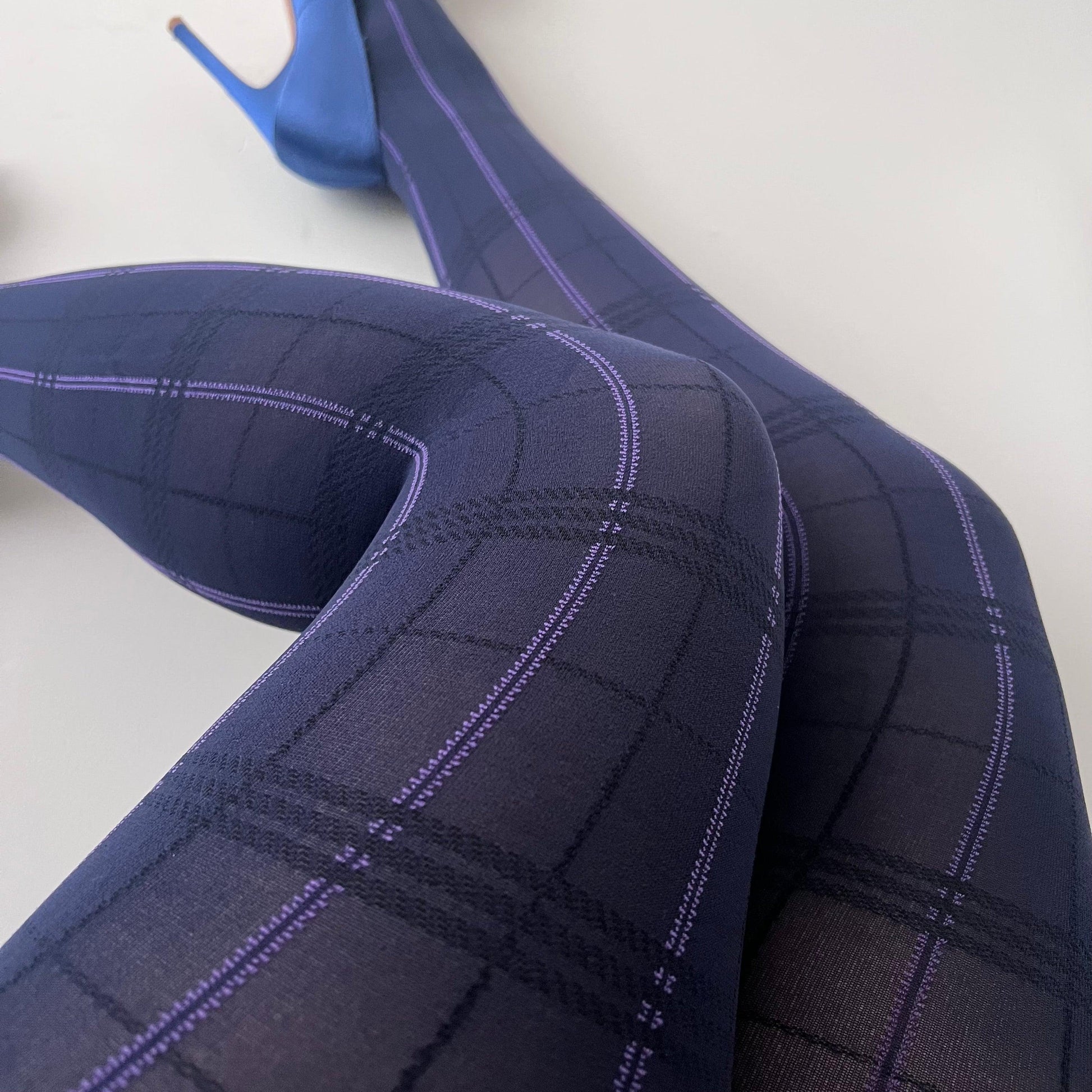 80 Denier Plaid Tights - Stovies - Snag
