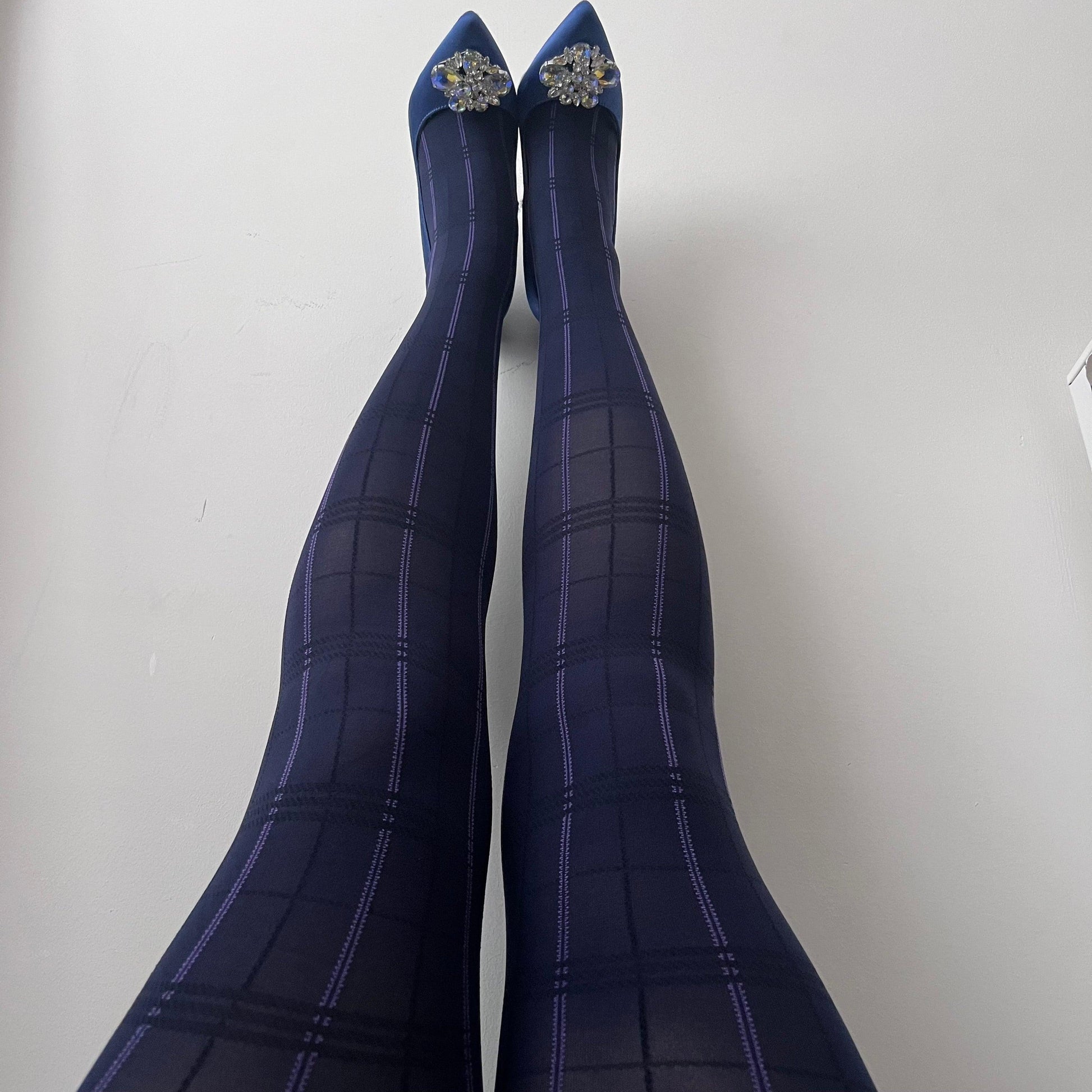 80 Denier Plaid Tights - Stovies - Snag