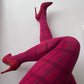 80 Denier Plaid Tights - Tatties - Snag
