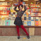 80 Denier Tights - Blood Red - Snag