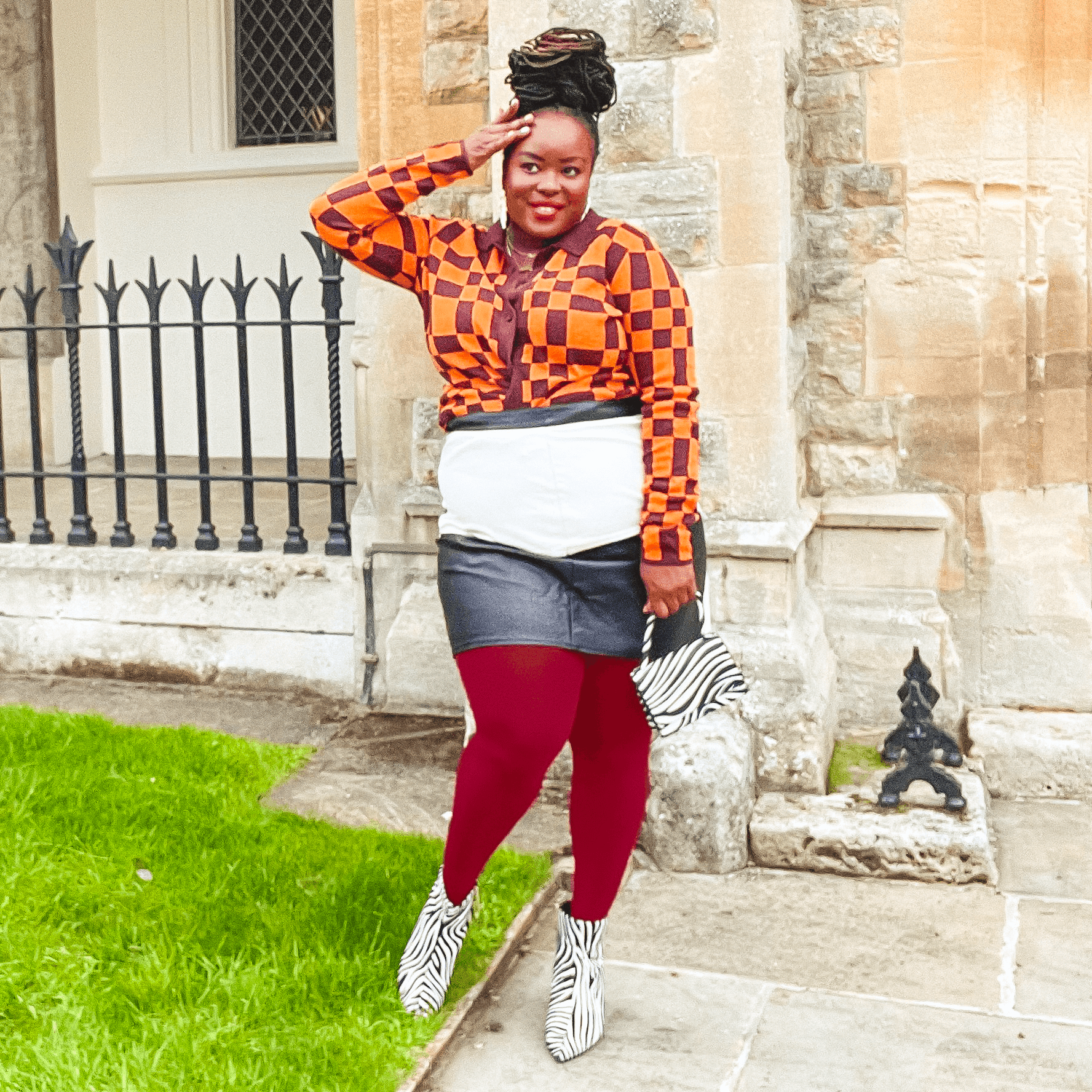 80 Denier Tights - Blood Red - Snag
