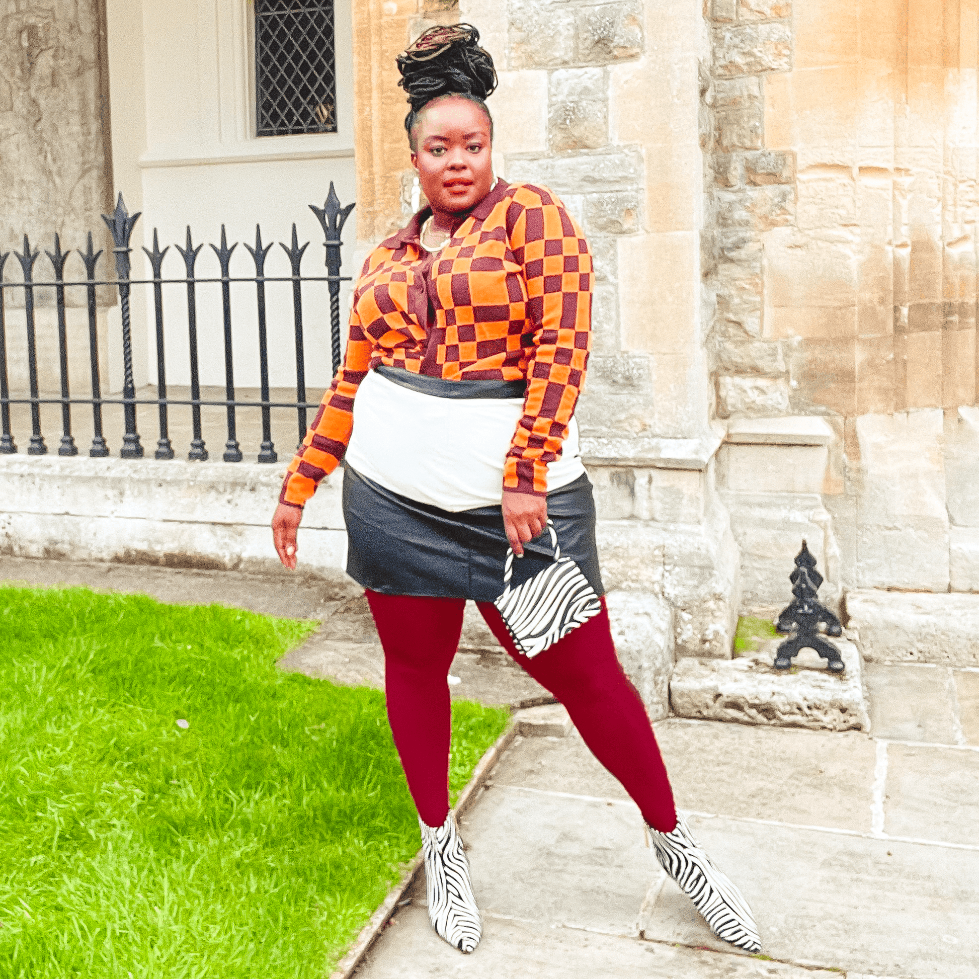 80 Denier Tights - Blood Red - Snag
