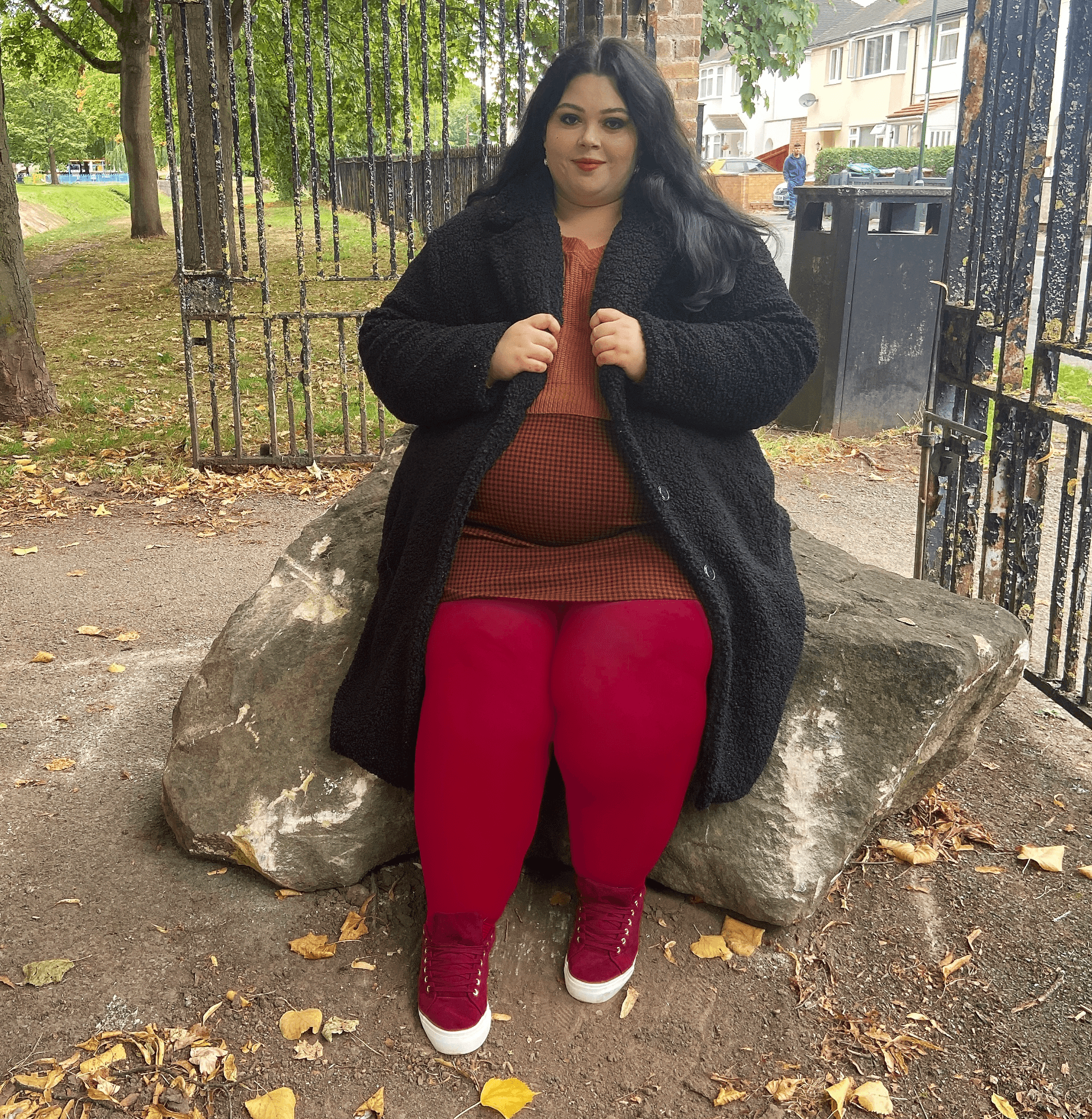 80 Denier Tights - Blood Red - Snag