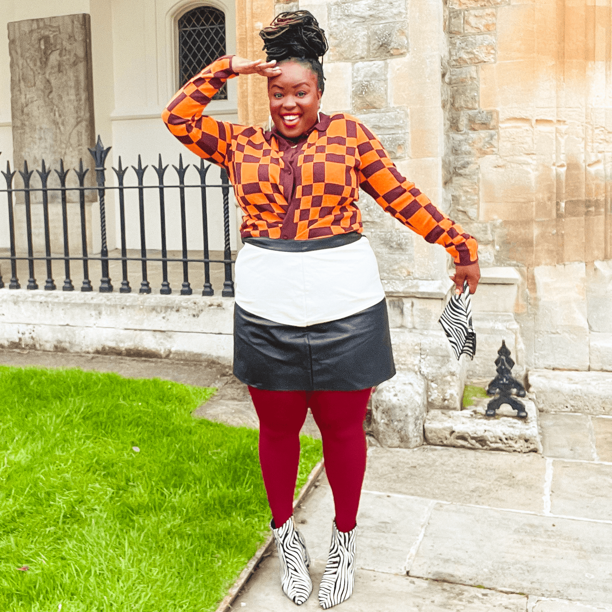 80 Denier Tights - Blood Red - Snag