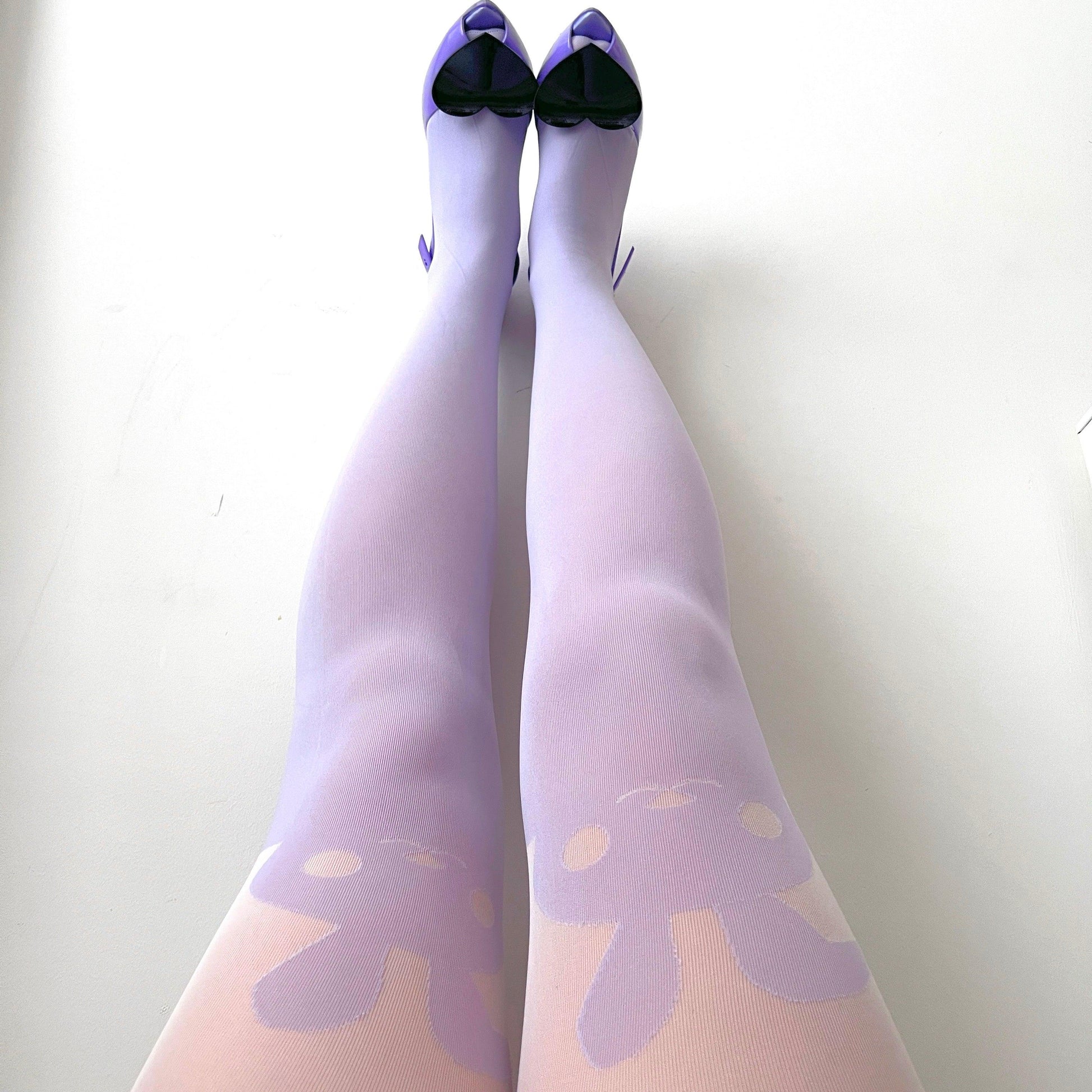 80 Denier Tights - Bunny - Parma Violet - Snag