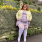 80 Denier Tights - Bunny - Parma Violet - Snag
