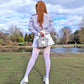 80 Denier Tights - Bunny - Parma Violet - Snag